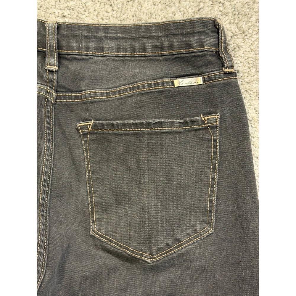 KanCan Maurices Exclusive Jeans Womens 28 Black Joggers Dark Wash Denim‎ * - Picture 11 of 12